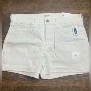 White 3” Shorts